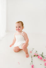 Load image into Gallery viewer, TWINKLE AND ONE LACE ROMPER.