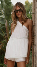 Load image into Gallery viewer, Abby One Shoulder Top and Shorts Set - White