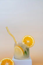 Load image into Gallery viewer, Wavy Reusable Glass Straws
