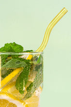 Load image into Gallery viewer, Wavy Reusable Glass Straws
