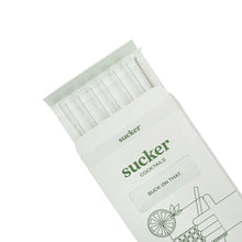 Load image into Gallery viewer, Cocktail Glass Drinking Straws - Transparent
