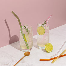 Load image into Gallery viewer, Reusable Glass Drinking Straws - Multi-colour
