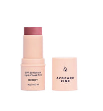 Load image into Gallery viewer, Introducing the SPF 50 Natural Lip &amp; Cheek Tint (BERRY)
