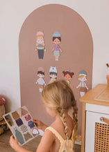 Load image into Gallery viewer, Dress Me Up Magnet Set | Mix &amp; Match Magnetic Dolls for Kids
