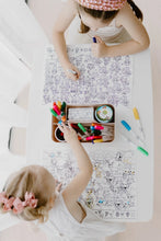 Load image into Gallery viewer, Silicone Seek N Spot Colouring Mat- Cars and Trucks
