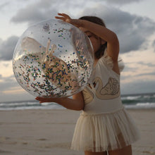 Load image into Gallery viewer, INFLATABLE BEACH BALL - COTTON CANDY
