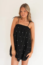 Load image into Gallery viewer, ADI MINI DRESS BLACK POLKA DOT
