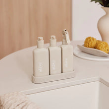 Load image into Gallery viewer, DISHWASHING LIQUID, HAND WASH &amp; BENCH SPRAY + TRAY, PREMIUM KITCHEN TRIO
